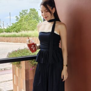 Premium Strap Peplum Set